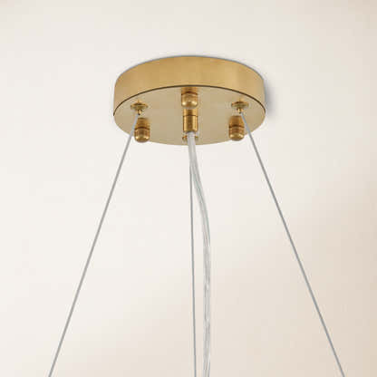 Stellara Crystal Strip Round Chandelier 24"D