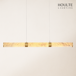 Sylvia Alabaster Linear Chandelier 47