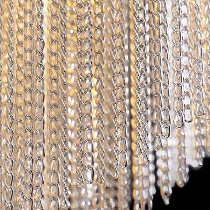 Teresa Cadena Chain Tassel Flush Mount 31"W