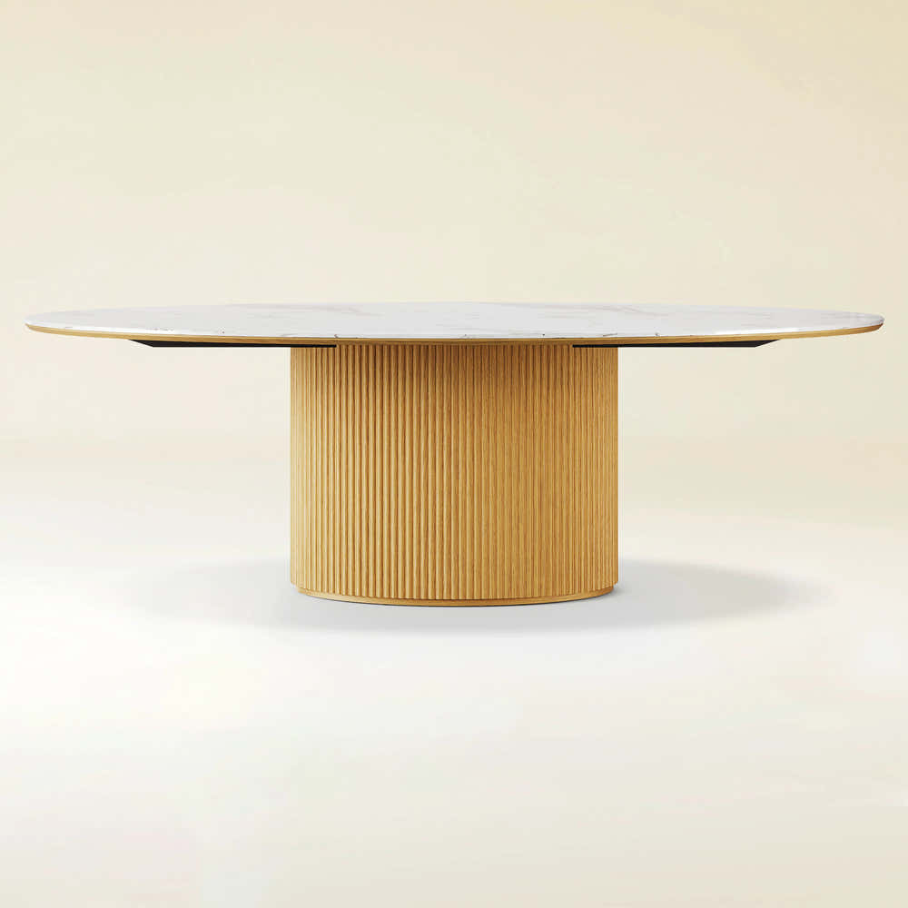 Marley Sintered Stone Dining Table 84"