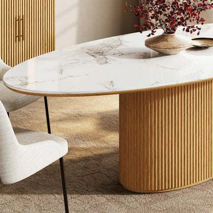 Marley Sintered Stone Dining Table 93"