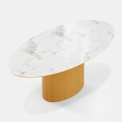 Marley Sintered Stone Dining Table 93"