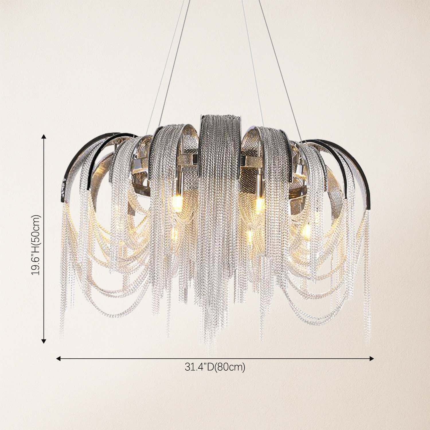 Teresa Cadena Contemporary Chandelier 31"W