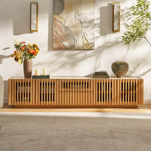 Isla Oak Media Console 80