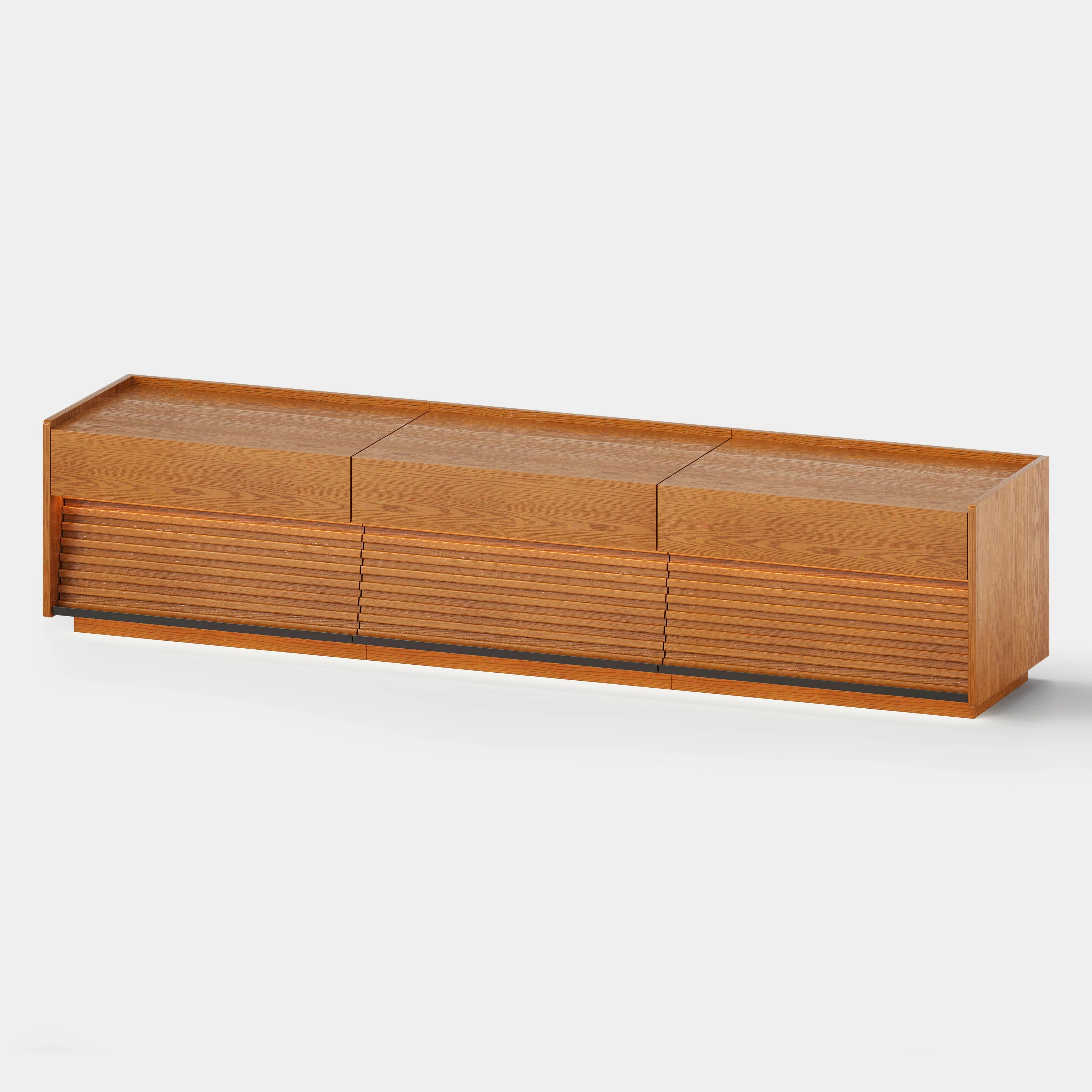 Devon Oak Media Console  71"