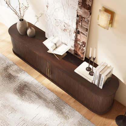 Sledin Sliding Door Media Console 84"W