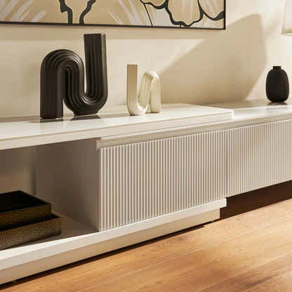 Celia Burnt Stone Media Console 71"