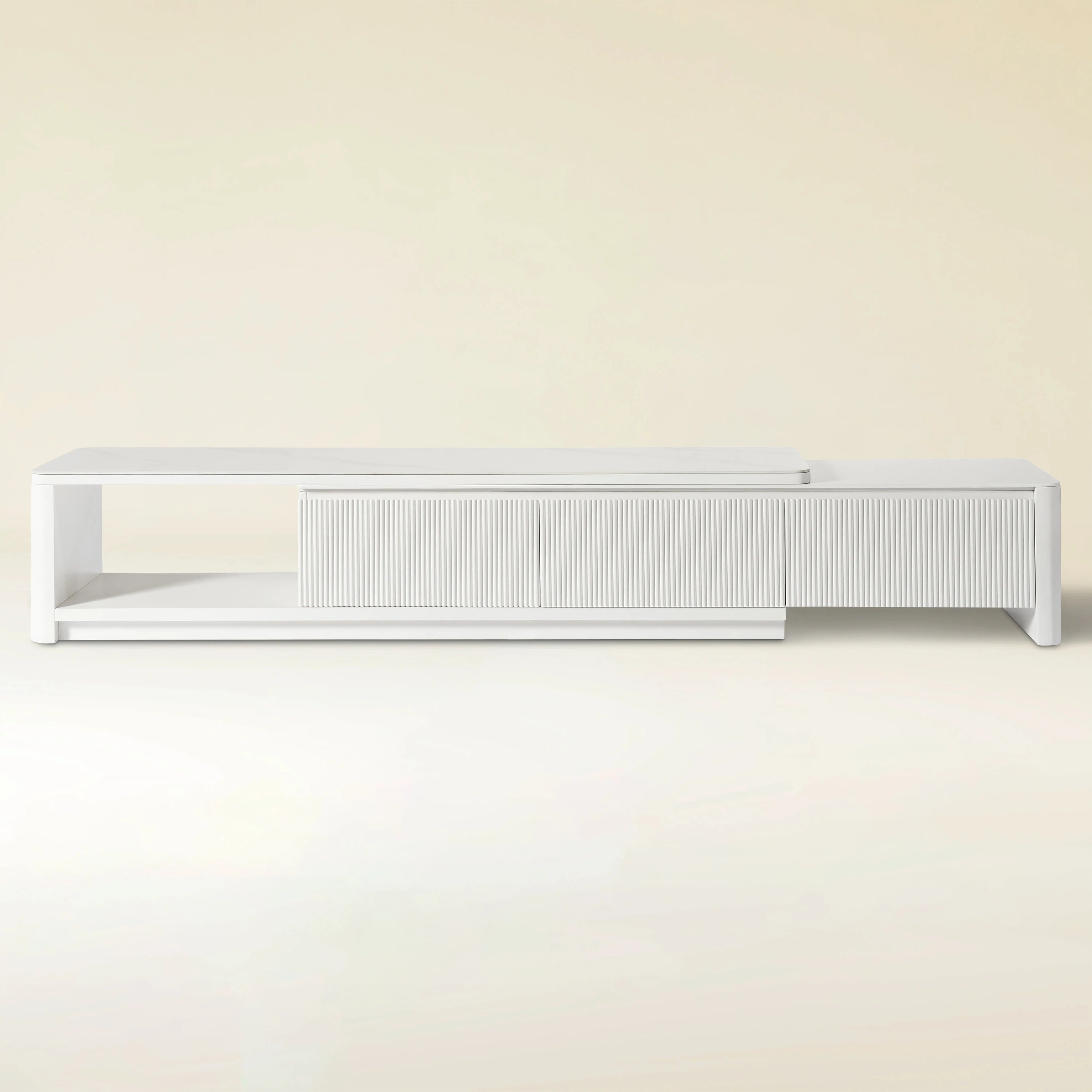 Celia Oak Media Console 71"