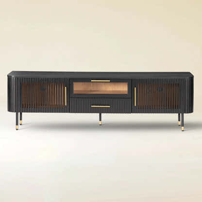 Ewan Oak Media Console 80"W