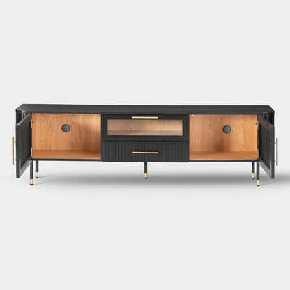 Ewan Oak Media Console 80"W