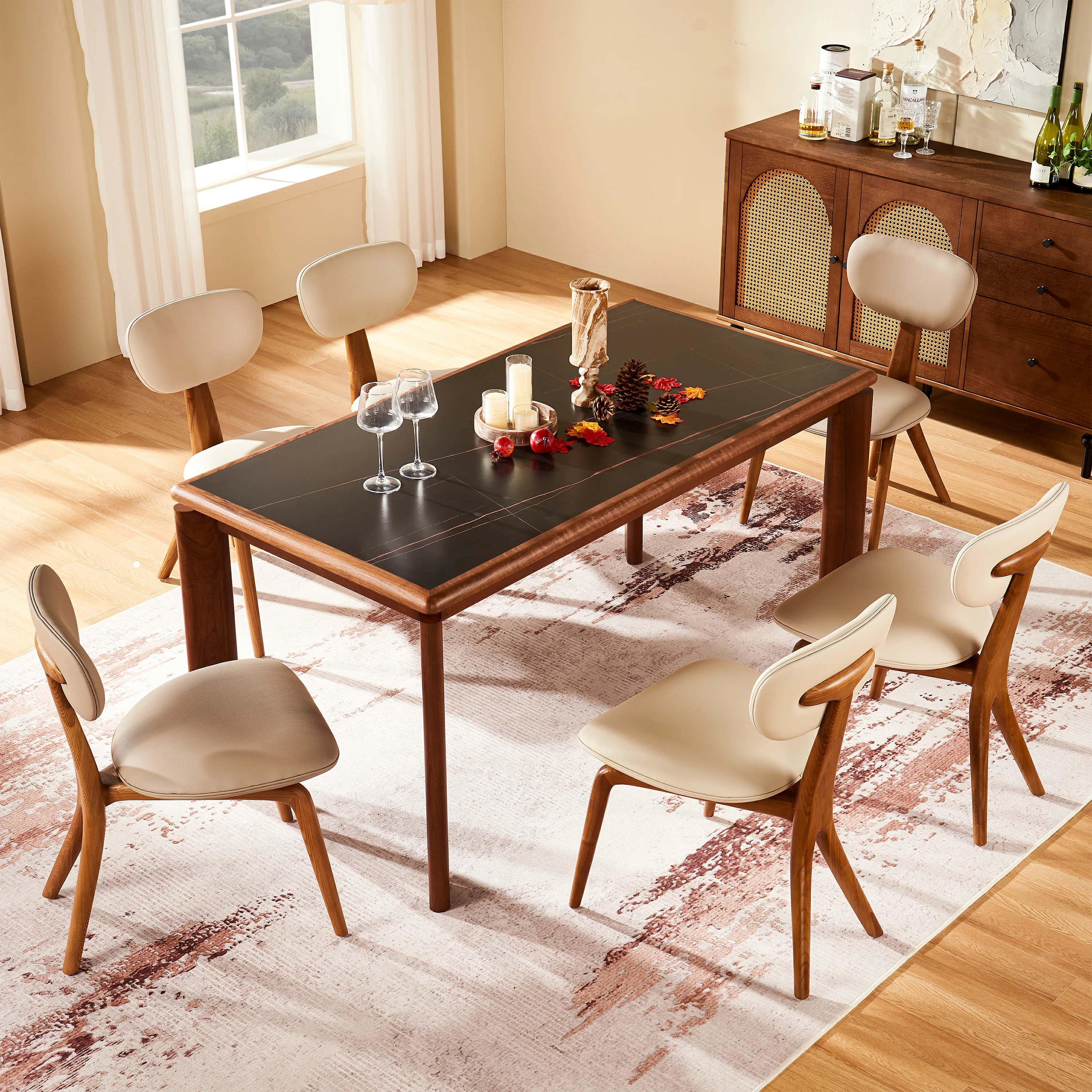 Virel Sintered Stone Dining Table 63"