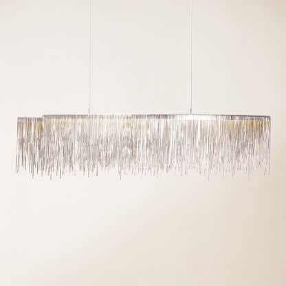 Teresa Cadena Metal Tassel Dining Room Light 47"W