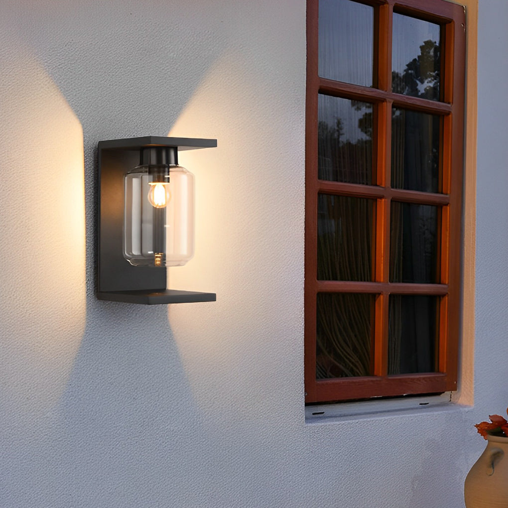 Crysteel Solar Outdoor Wall Light with Remote