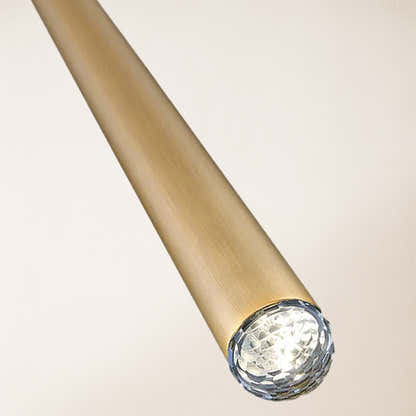 Anthropology Rectangle Crystal Pendant 40"W