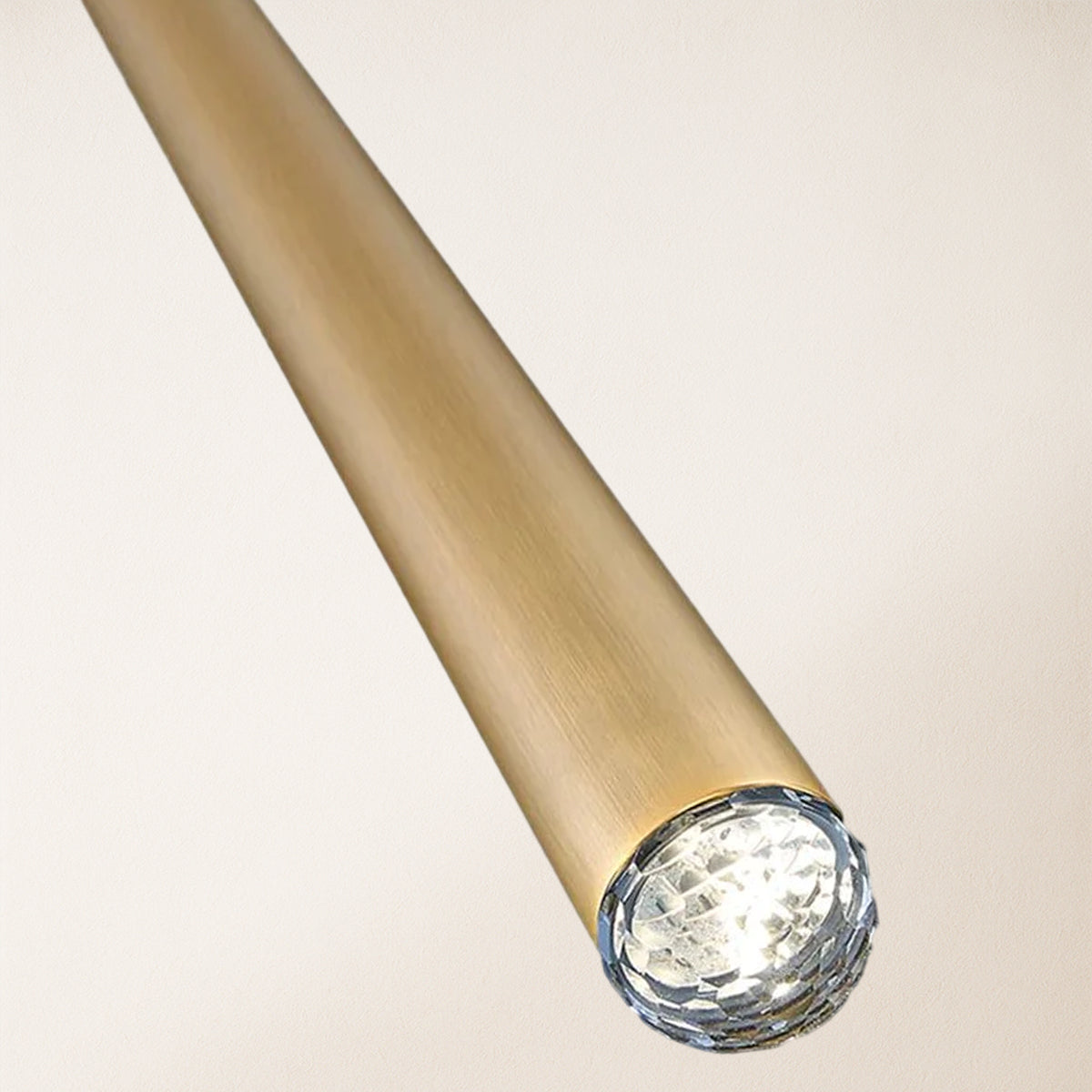 Anthropology Rectangle Crystal Pendant 40"W