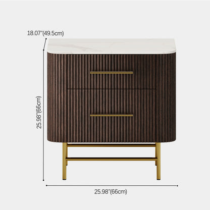 Ewan Sintered Stone Nightstand 26"W