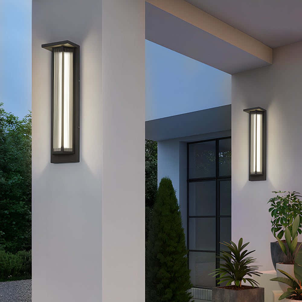 Luminode Acrylic Rectangular Outdoor Wall Light