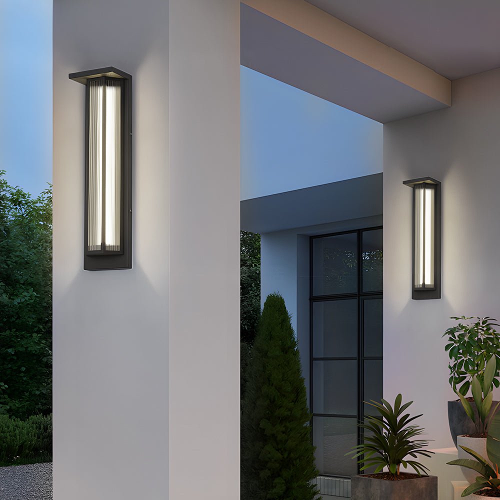 Luminode Acrylic Rectangular Outdoor Wall Light