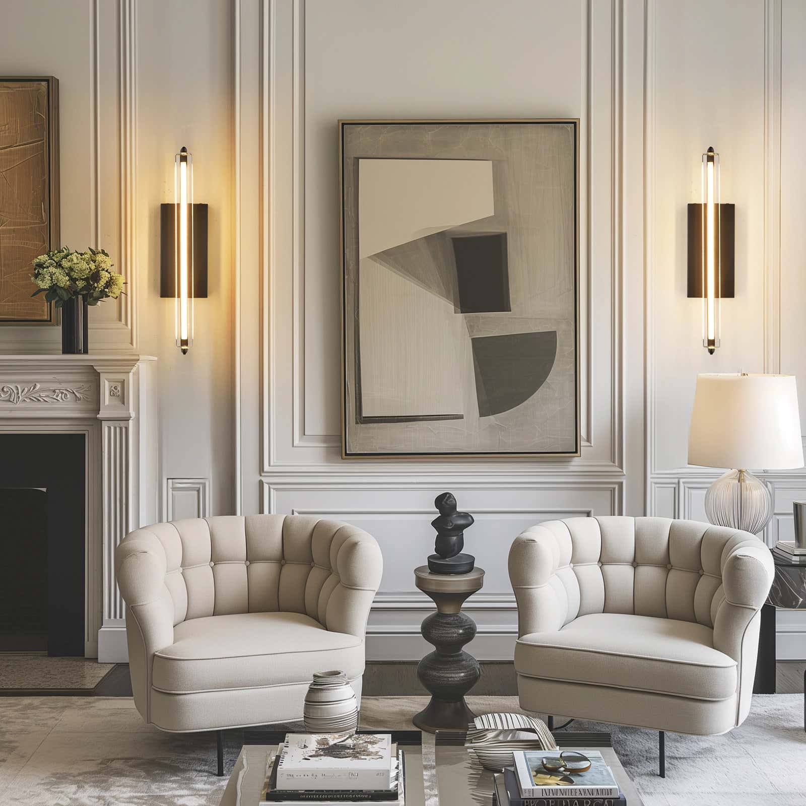 Clara Glow Crystal Single Wall Sconce 19"