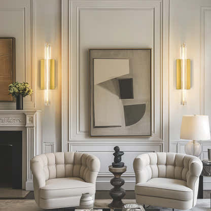 Clara Glow Crystal Single Wall Sconce 19"