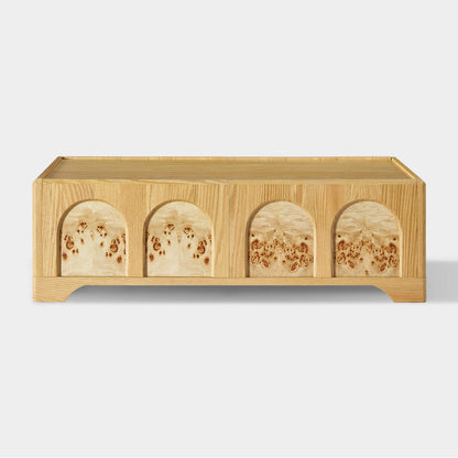 Aurora Oak Coffee Table and Media Console Set
