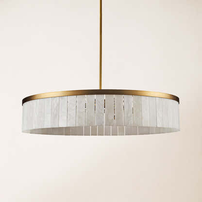 Solmare Alabaster Round Chandelier 41.3"D