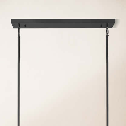 Solmare Alabaster Rectangular Chandelier 55"W