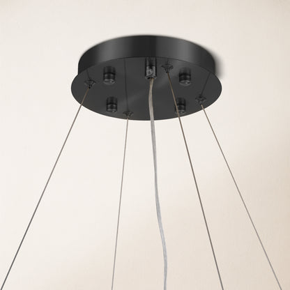 Sawyer Alabaster Round Chandelier 31.5"