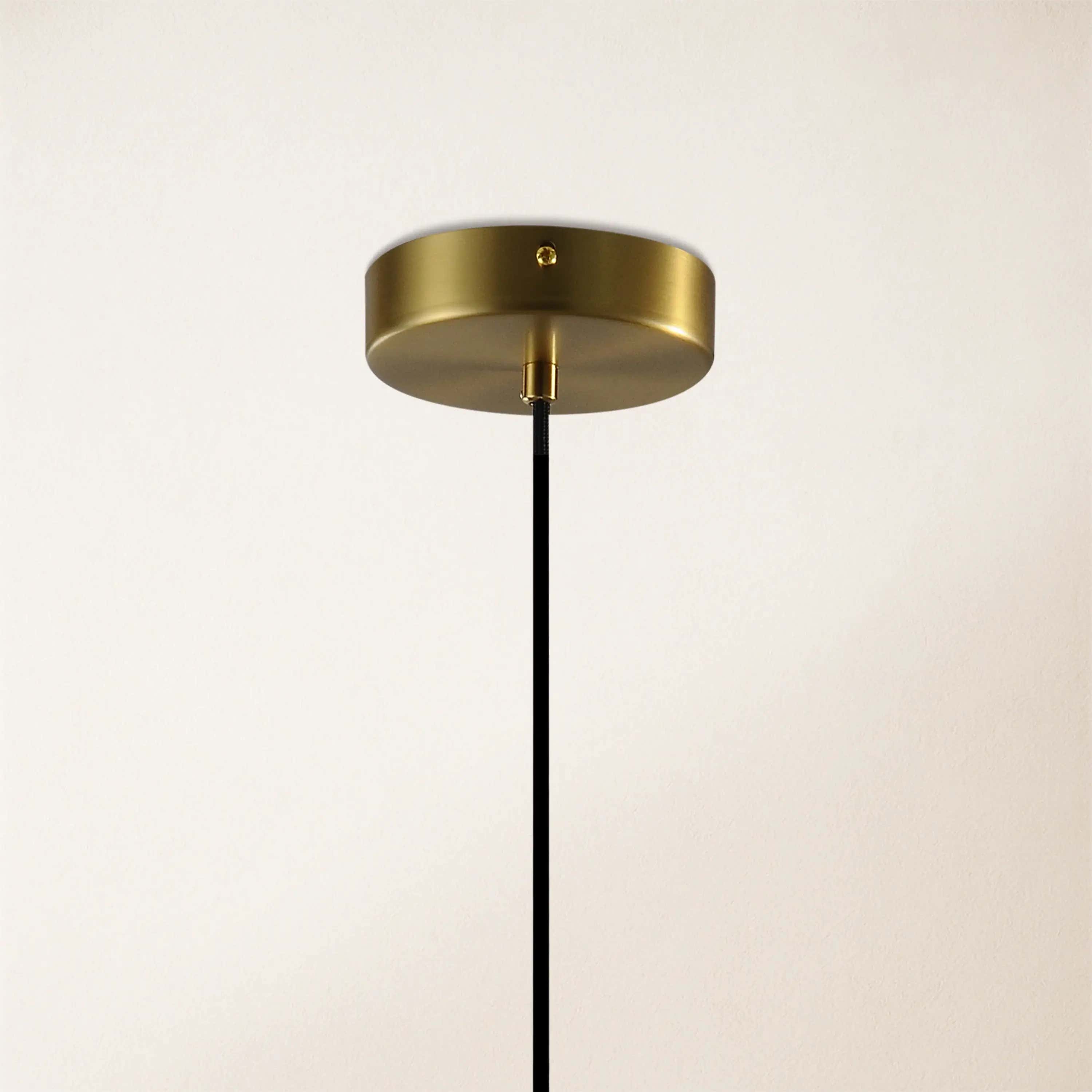 Hecate Alabaster Pendant 6"D