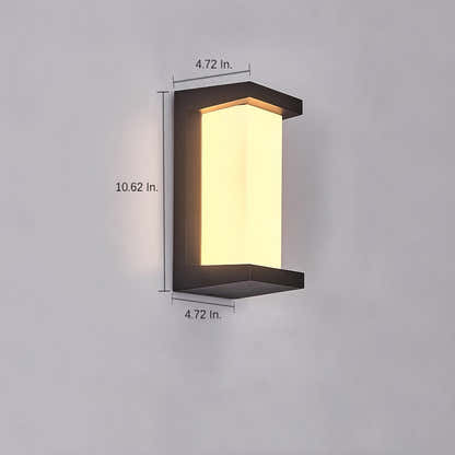 Infinityx Geometric Waterproof Outdoor Wall Light