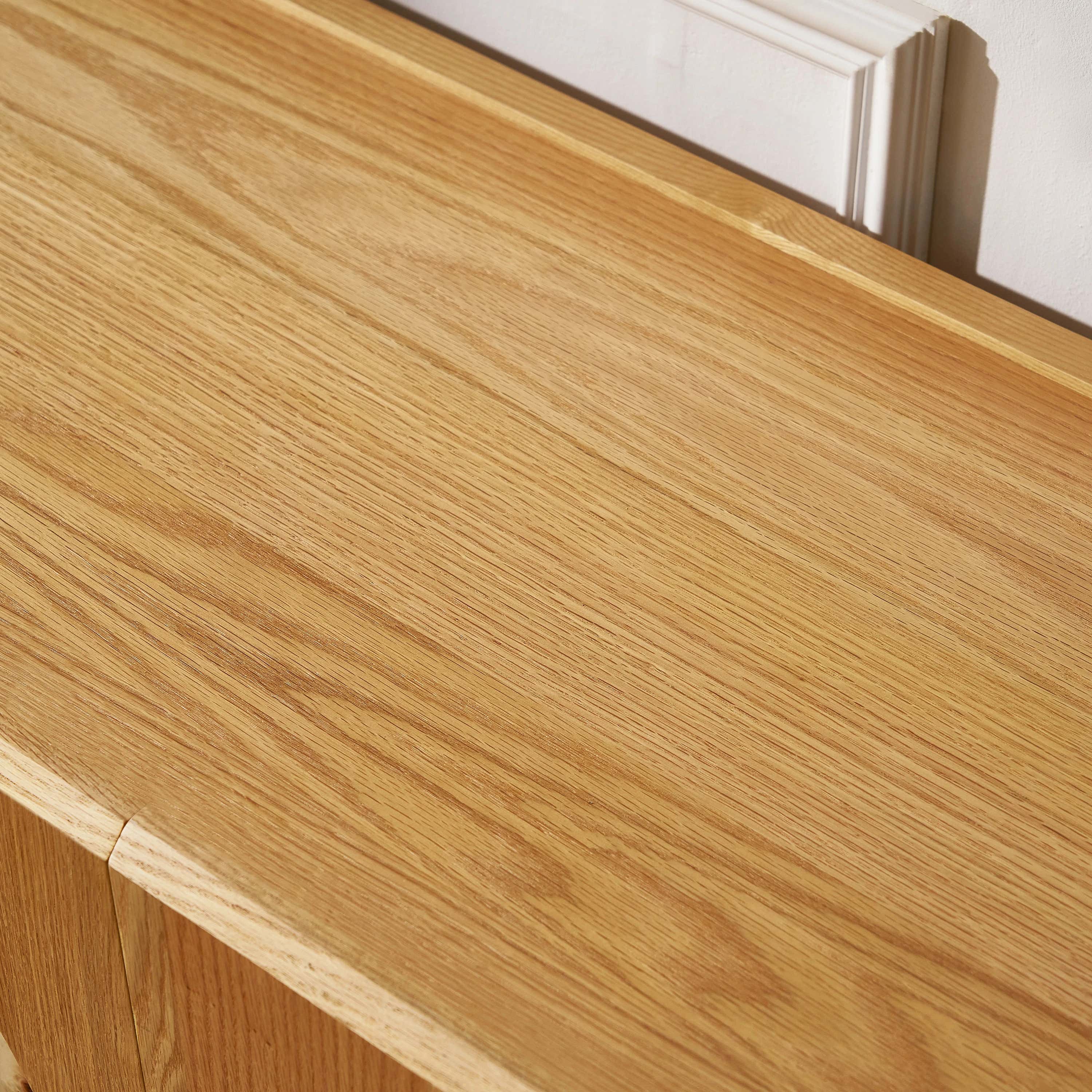 Aurora Oak Coffee Table and Media Console Set