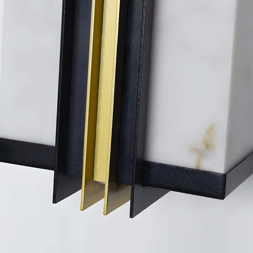 Voidray Resin Marble Shade Outdoor Wall Light