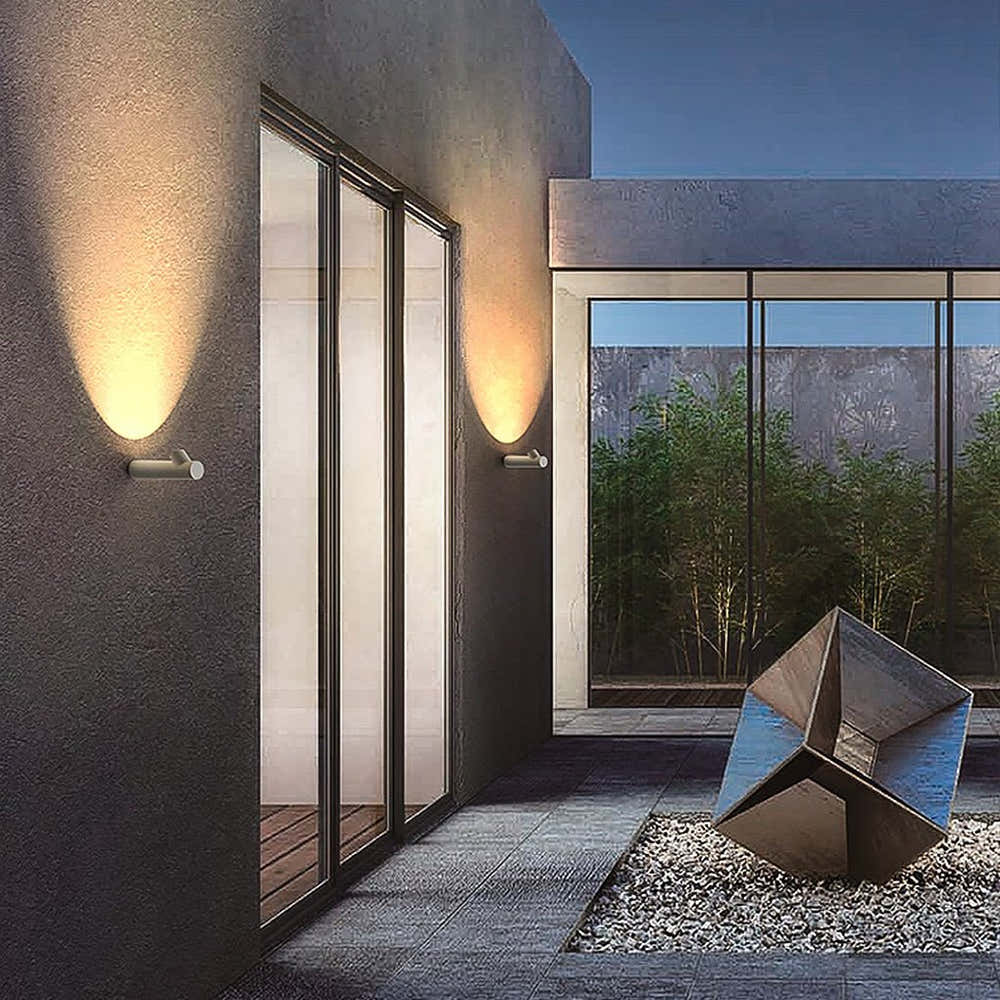 Tempestray Round Tube LED Outdoor Wall Light