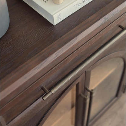 Alvar Arched 61" Oak Sideboard with Drawers(Set of 2)