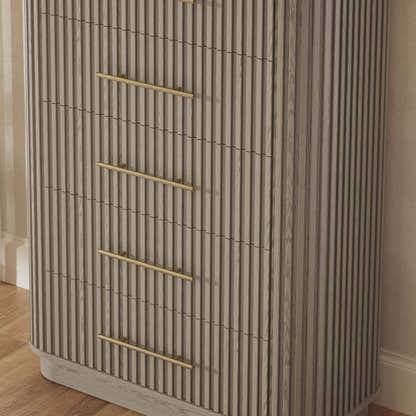 Sinclair Fluted 5-Drawer Chest 39"W