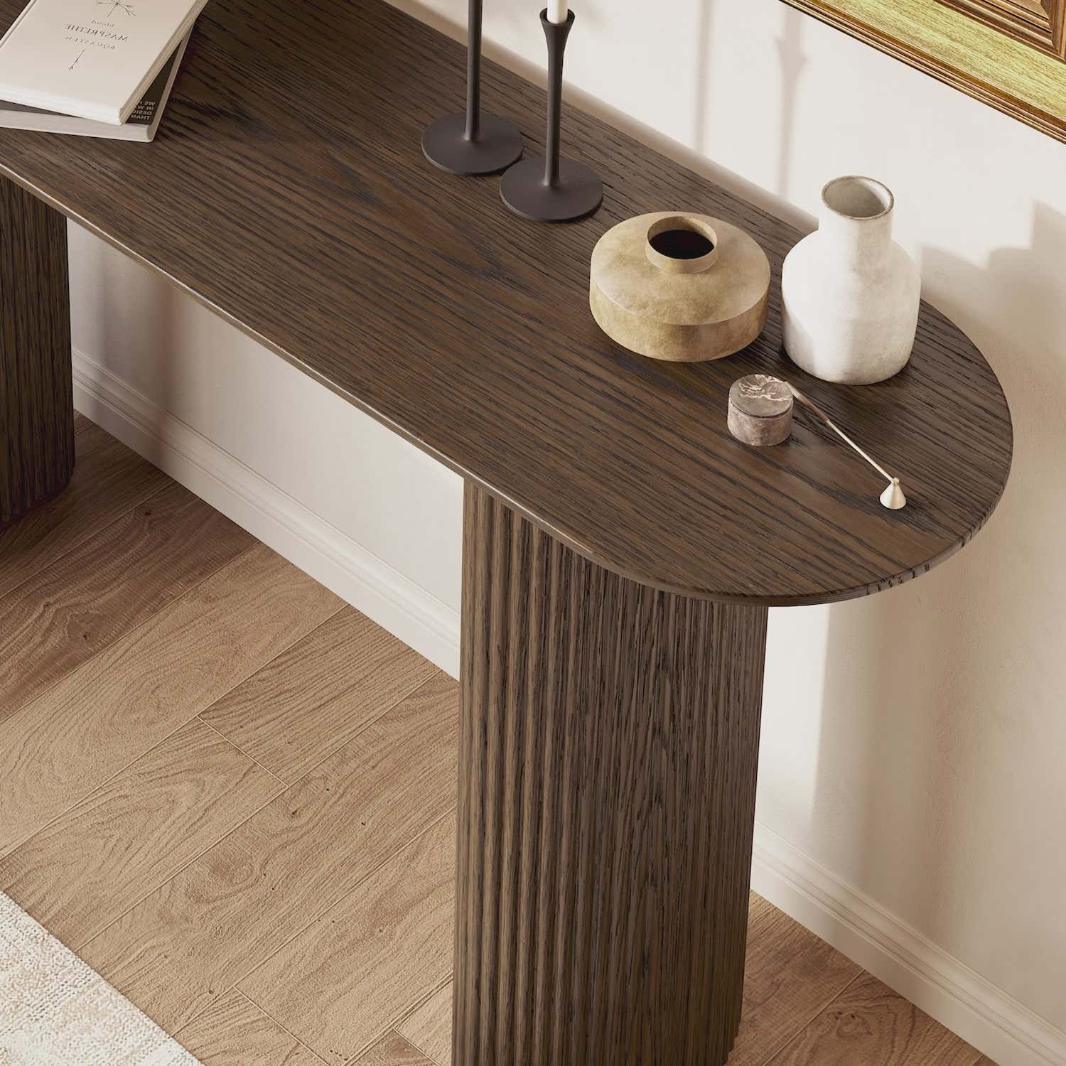 Plinth Console Table 60"W