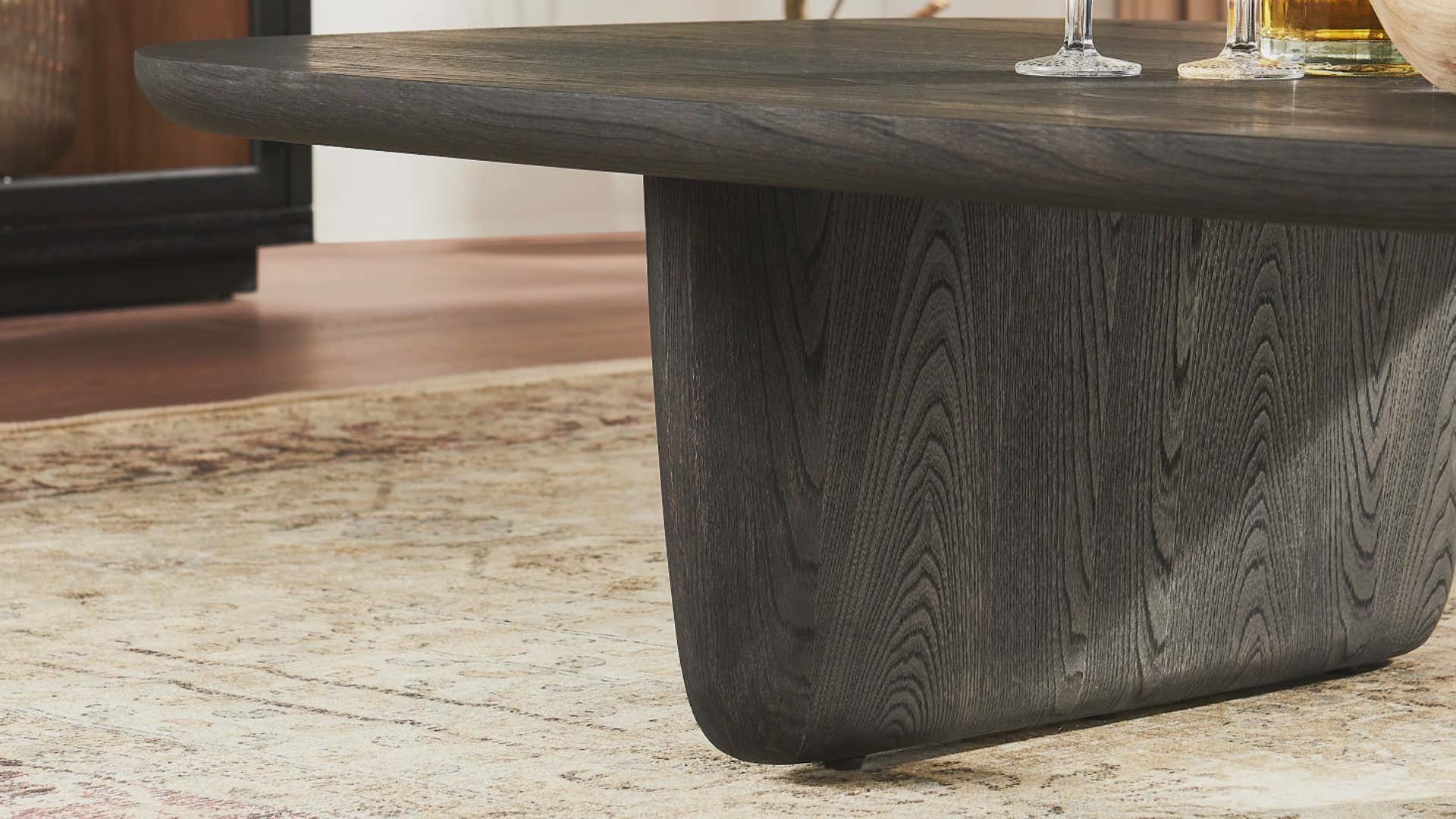 Orbit Elm Rectangular Coffee Table 57"