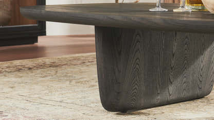 Orbit Elm Rectangular Coffee Table 57"