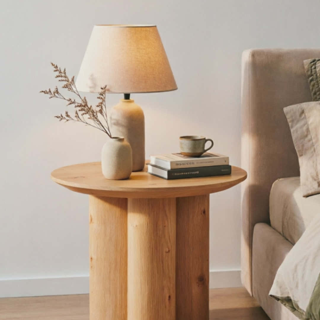 Trefoil Round Side Table 24"