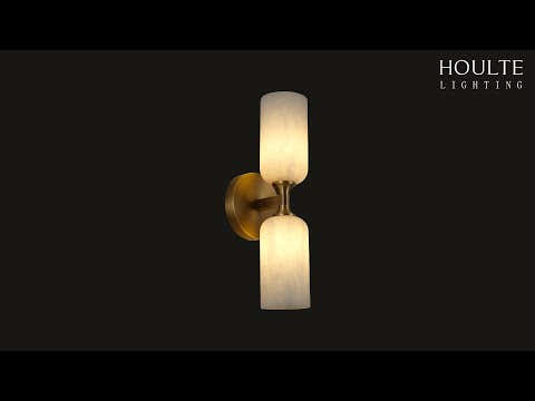 Axis Alabaster Wall Sconce 14"H