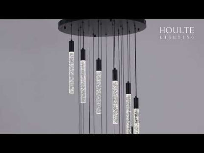 Nova Cascade High Ceiling Chandelier 20"D