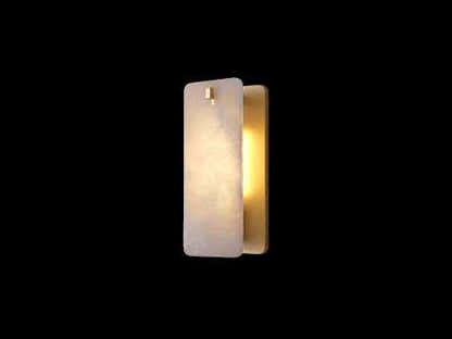 Lunara Alabaster Wall Sconce 16"H
