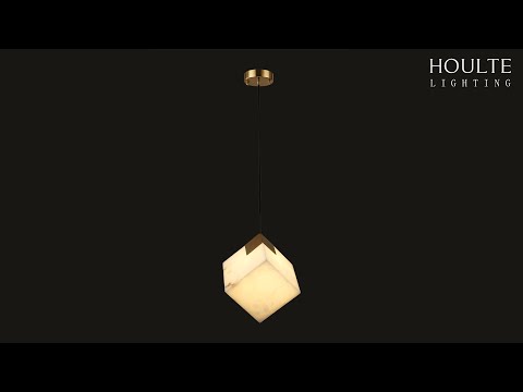 Dave Alabaster Pendant Light 4"W