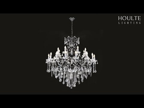 Roco Crystal Classical Round Chandelier 40"D