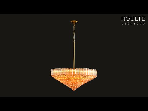 Ethereal Crystal Radiance Round Chandelier 14"D