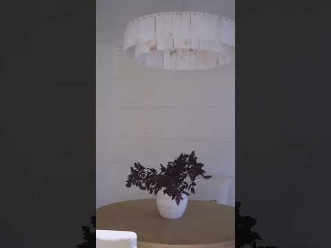 Sawyer Alabaster Round Chandelier 31.5"