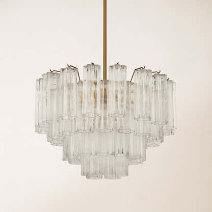 Dawel Glass Round Chandelier 24"D