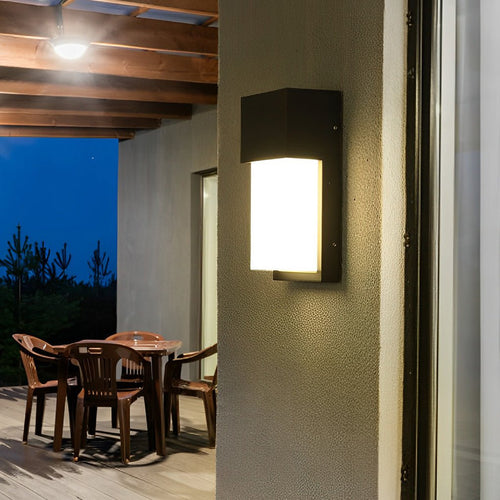 Rampart Rectangular Waterproof Outdoor Wall Light