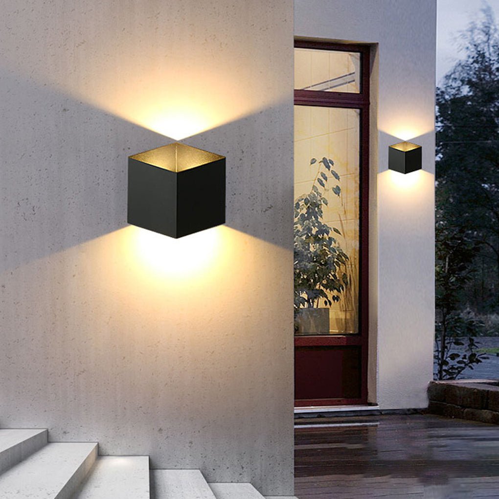Monolith Square Outdoor Up Down Wall Light