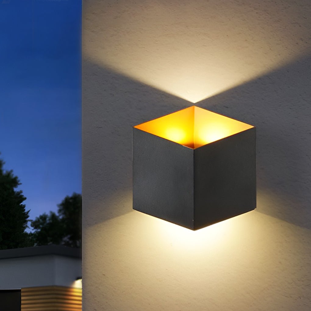 Monolith Square Outdoor Up Down Wall Light